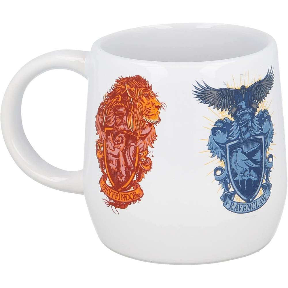 TAZZA MUG HARRY POTTER HOGWARTS IN CERAMICA BOMBATA 350 ML IN CONFEZIONE - STHP20089