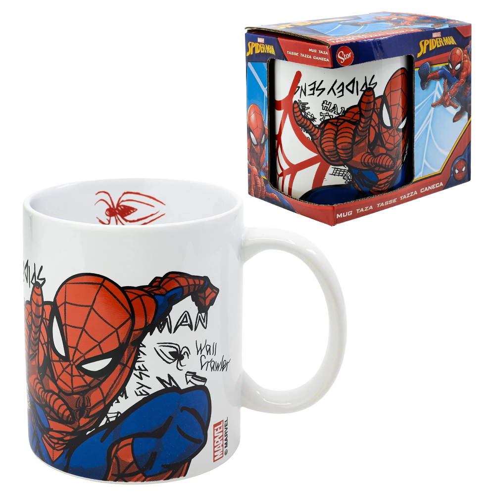 TAZZA MUG SPIDERMAN MARVEL IN CERAMICA 310 ML IN CONFEZIONE - STT88124