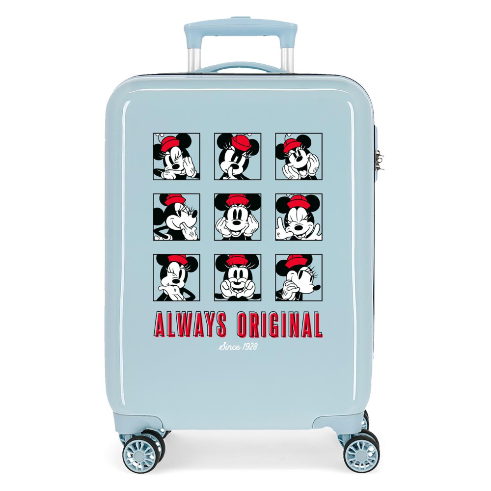 TROLLEY MINNIE DISNEY VALIGIA DA VIAGGIO CM. 55x38x20 IN ABS - 3391723