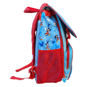 ZAINO MICKEY MOUSE DISNEY TOPOLINO PIPPO PAPERINO PLUTO ESTENSIBILE SCUOLA ELEMENTARE CM. 40X29X27 - MIC0807