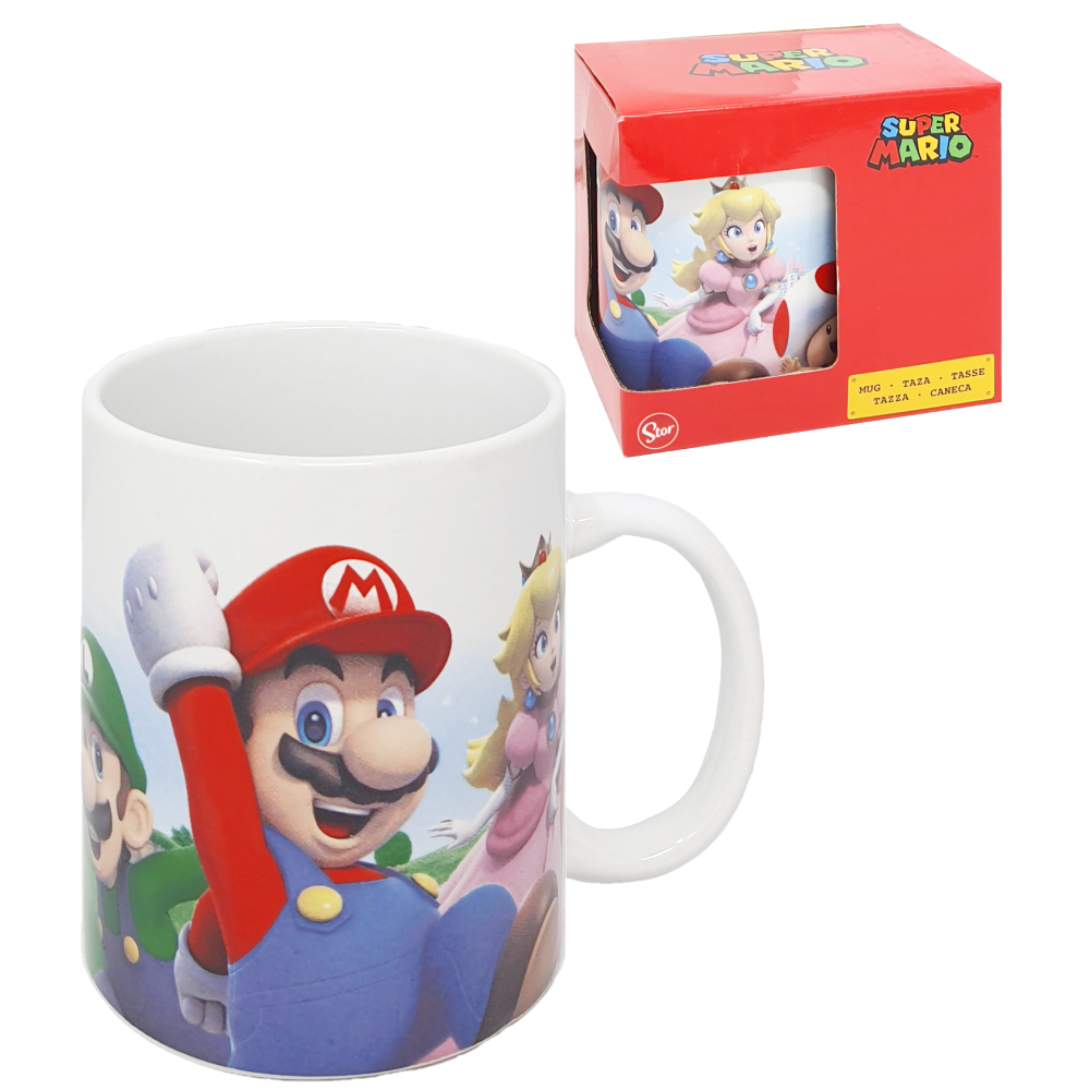 TAZZA MUG SUPER MARIO IN CERAMICA 325 ML IN CONFEZIONE - STT8605