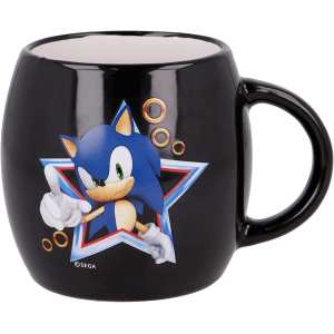 TAZZA MUG SONIC RICCIO SUPERSONICO IN CERAMICA BOMBATA 350 ML IN CONFEZIONE - STT499