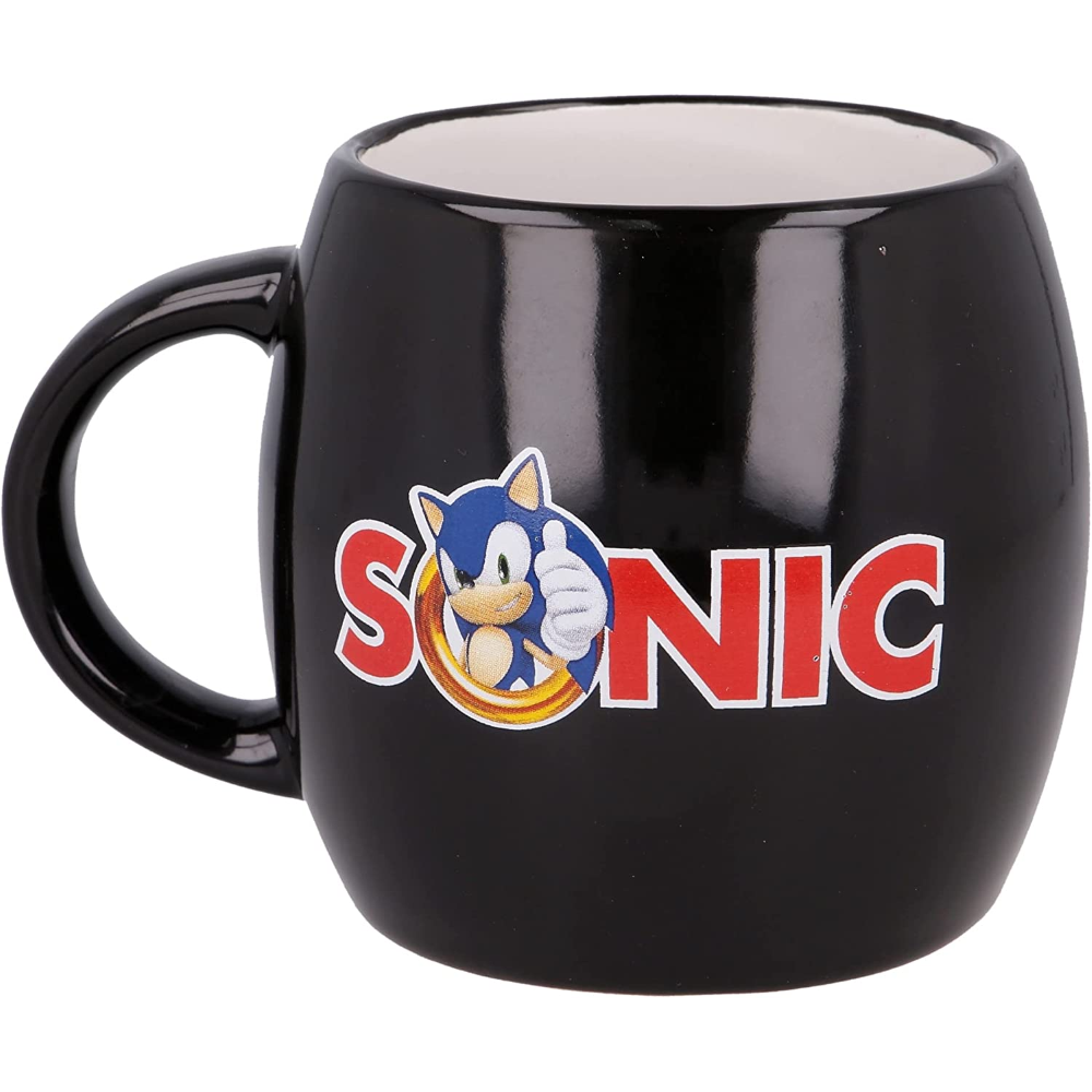 TAZZA MUG SONIC RICCIO SUPERSONICO IN CERAMICA BOMBATA 350 ML IN CONFEZIONE - STT499