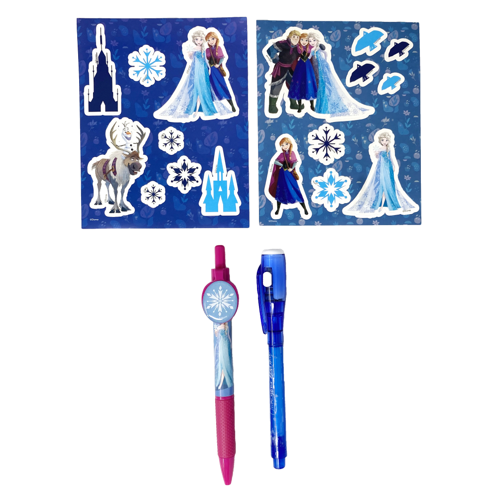 DIARIO SEGRETO CON LUCCHETTO FROZEN II DISNEY ELSA ANNA + ACCESSORI IN CONFEZIONE REGALO - FR0822