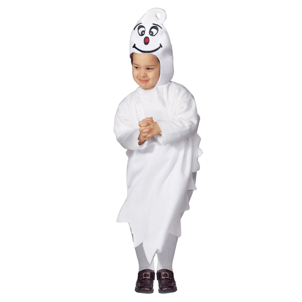 COSTUME VESTITO ABITO TRAVESTIMENTO CARNEVALE HALLOWEEN FANTASMA BAMBINO - 3615