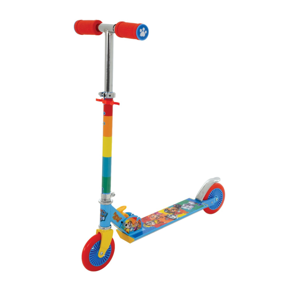MONOPATTINO CON CASCO PROTETTIVO PAW PATROL 2 RUOTE MANUBRIO REGOLABILE -  34795+32956