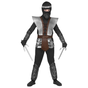 COSTUME CARNEVALE MASTER NINJA BAMBINO ABITO TRAVESTIMENTO - 0707
