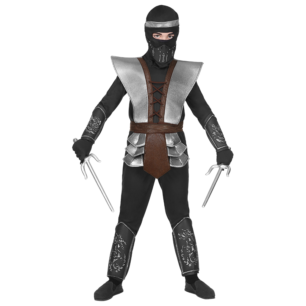 COSTUME CARNEVALE MASTER NINJA BAMBINO ABITO TRAVESTIMENTO - 0707