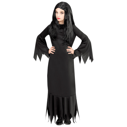 COSTUME VESTITO ABITO TRAVESTIMENTO CARNEVALE HALLOWEEN BAMBINA MORTISIA - 0719