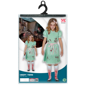 COSTUME VESTITO ABITO TRAVESTIMENTO CARNEVALE HALLOWEEN BAMBINA BAMBOLA ASSASSINA - 1031