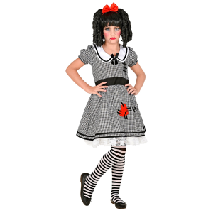 COSTUME VESTITO ABITO TRAVESTIMENTO CARNEVALE HALLOWEEN BAMBINA BAMBOLA - 2022