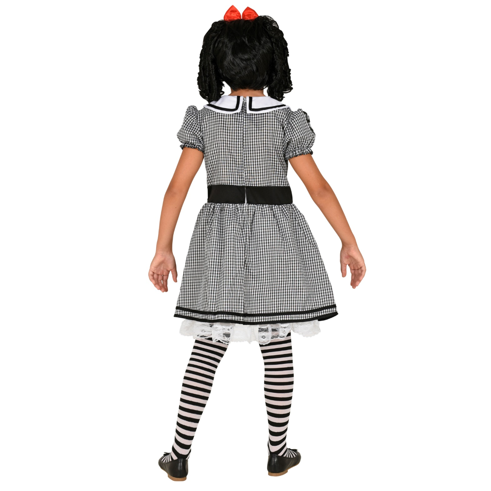 COSTUME VESTITO ABITO TRAVESTIMENTO CARNEVALE HALLOWEEN BAMBINA BAMBOLA - 2022