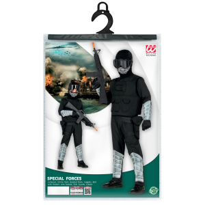 COSTUME CARNEVALE SPECIAL FORCES BAMBINO ABITO TRAVESTIMENTO - 5261