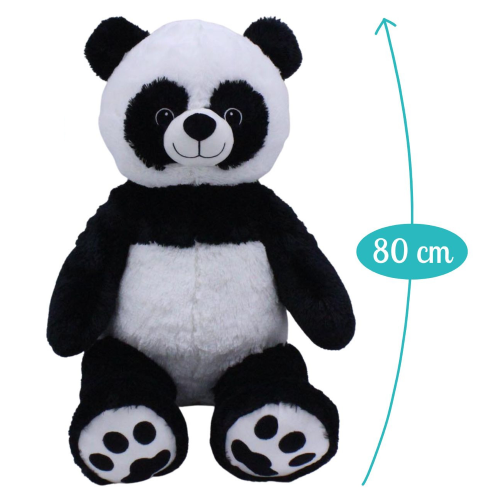PELUCHE GIGANTE PANDA CHOUKA MORBIDO PUPAZZO 80 CM - 16601