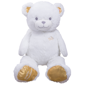PELUCHE GIGANTE ORSO BIANCO GASTON MORBIDO PUPAZZO 100 CM - 16606