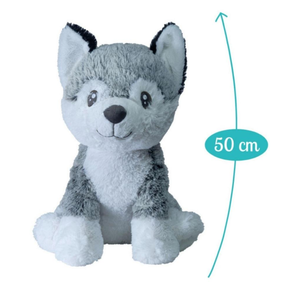 PELUCHE HUSKY KODI MORBIDO PUPAZZO 50 CM - 16607