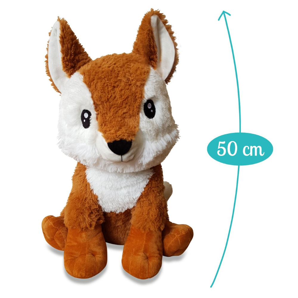 PELUCHE VOLPE GASPARD  MORBIDO PUPAZZO 50 CM - 16608