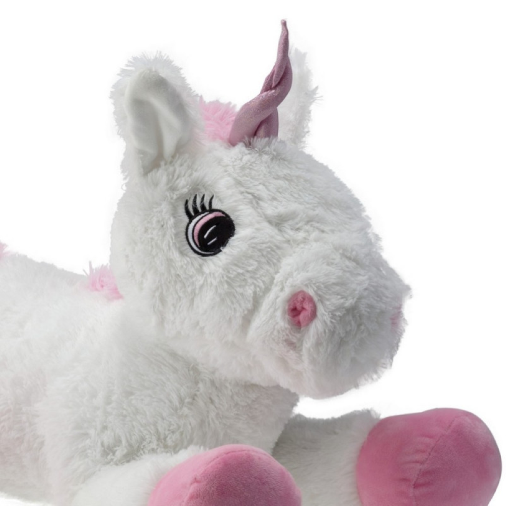 PELUCHE GIGANTE UNICORNO LADY MORBIDO PUPAZZO 80 CM - 16611