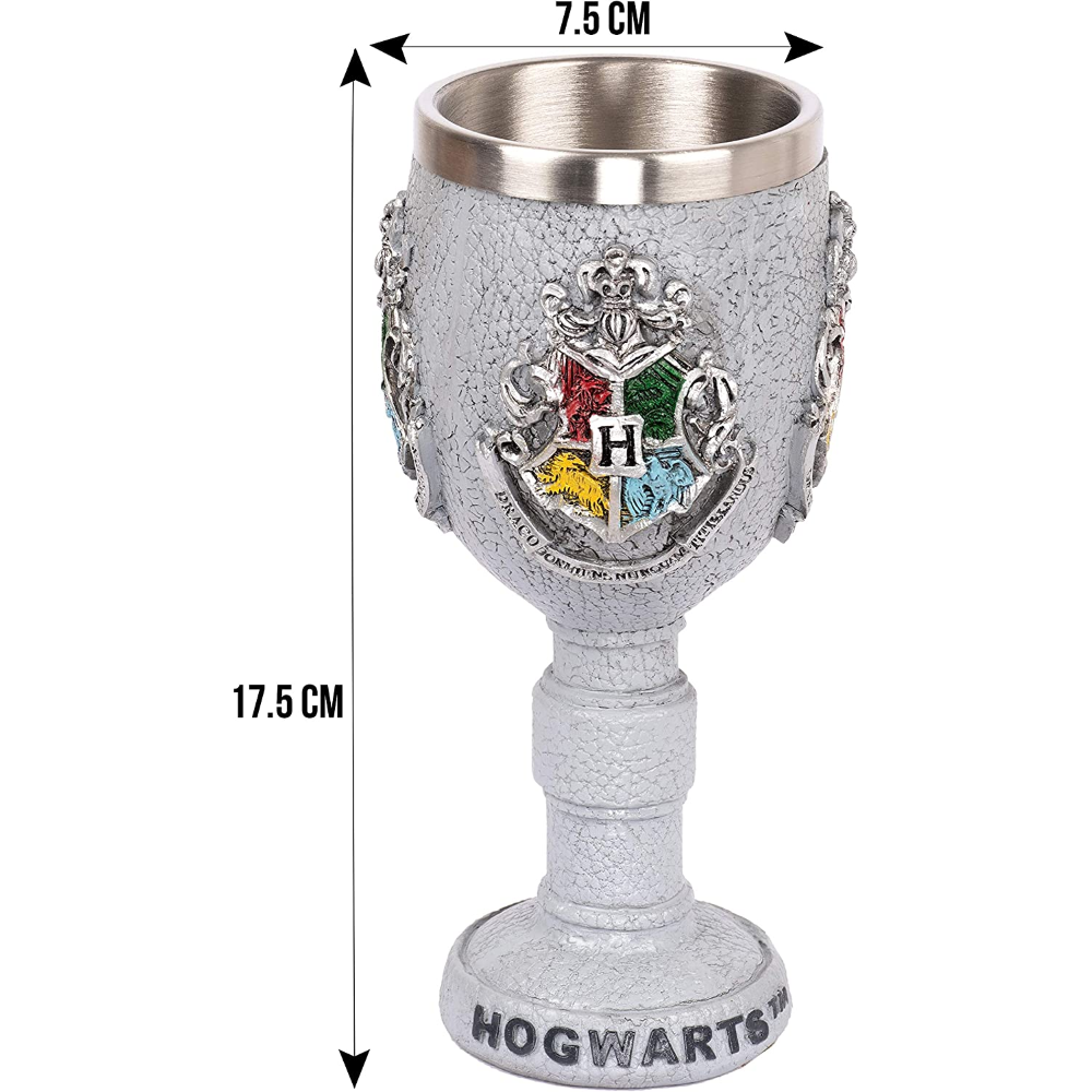 CALICE IN METALLO HARRY POTTER COPPA DECORATA IN CONFEZIONE - HP00010