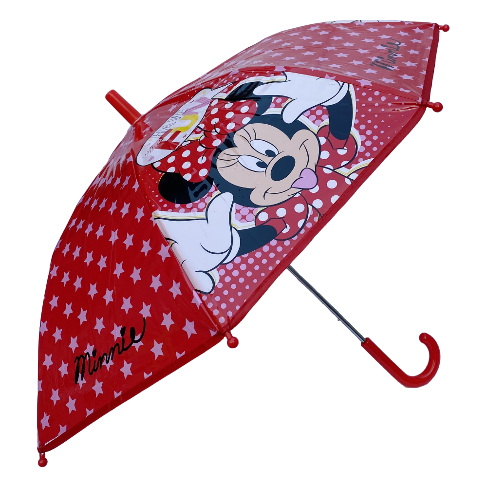 OMBRELLO MINNIE MOOUSE DISNEY MANUALE 8 RAGGI BAMBINO - D04531MC