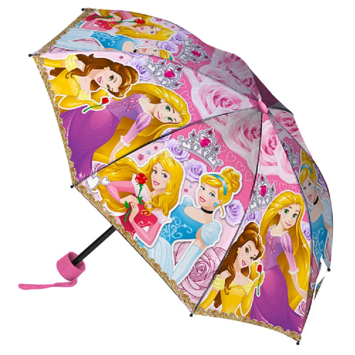 OMBRELLO PIEGHEVOLE PRINCIPESSE DISNEY 8 RAGGI BAMBINA - D04544MC