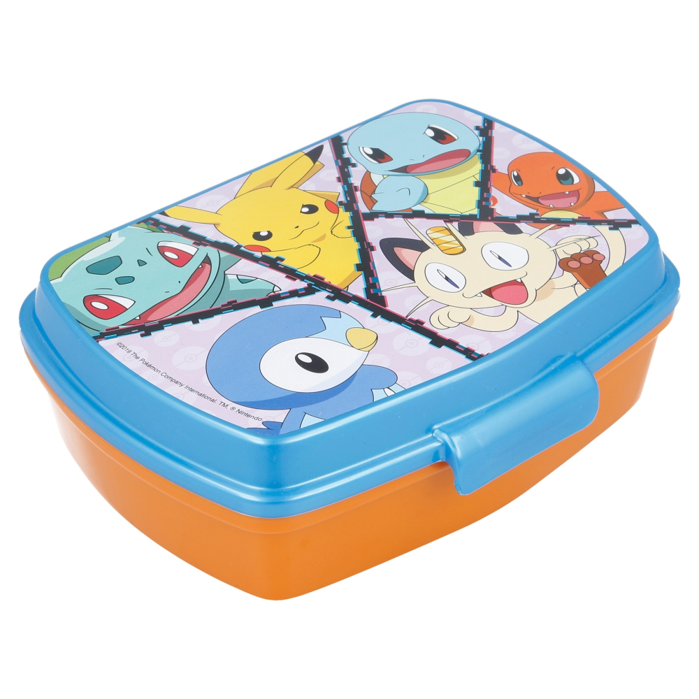 PORTAMERENDA POKÉMON PORTA PRANZO SCUOLA TEMPO LIBERO CM. 17X14X6 - ST08074