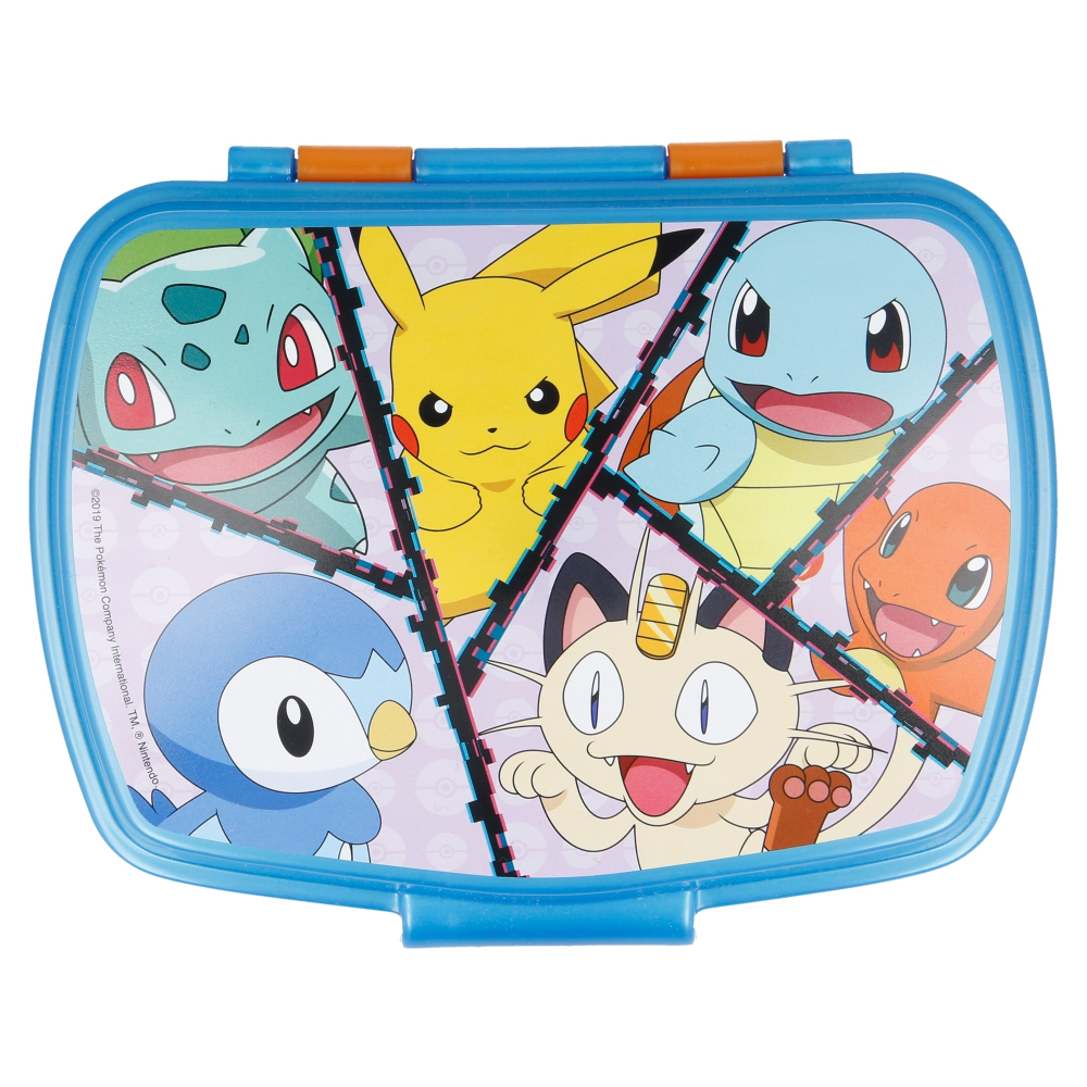 PORTAMERENDA POKÉMON PORTA PRANZO SCUOLA TEMPO LIBERO CM. 17X14X6 - ST08074