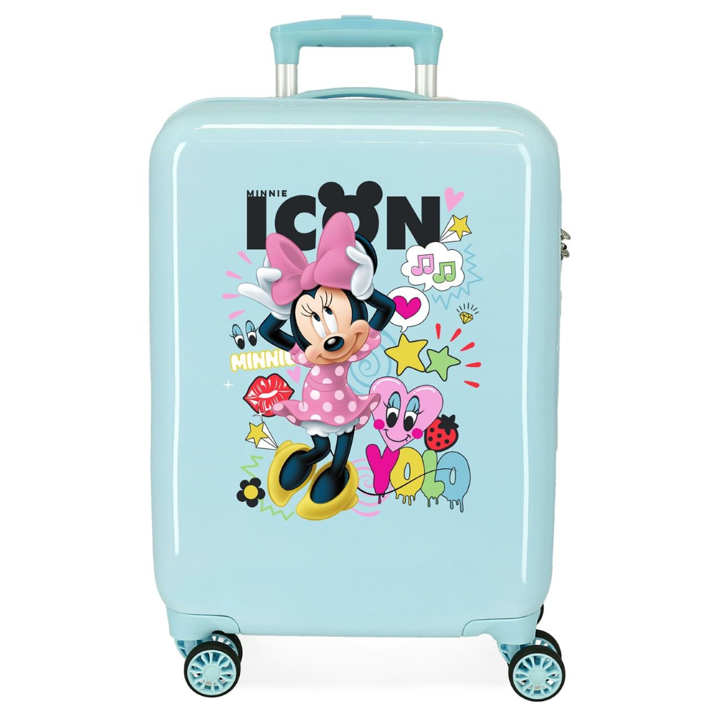 TROLLEY MINNIE DISNEY VALIGIA DA VIAGGIO CM. 55x38x20 IN ABS - 2561763