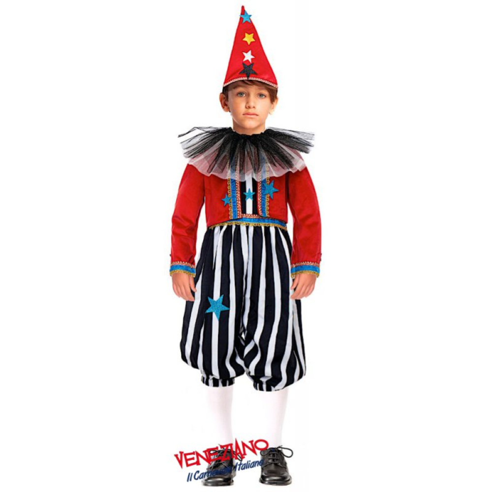 COSTUME VESTITO TRAVESTIMENTO ABITO CARNEVALE BAMBINO GIOCOLIERE - 57132