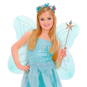 ALI FATINA GLITTER MODELLABILI ASSORTITE IN VARI COLORI PASTELLO PER VESTITO CARNEVALE BAMBINA