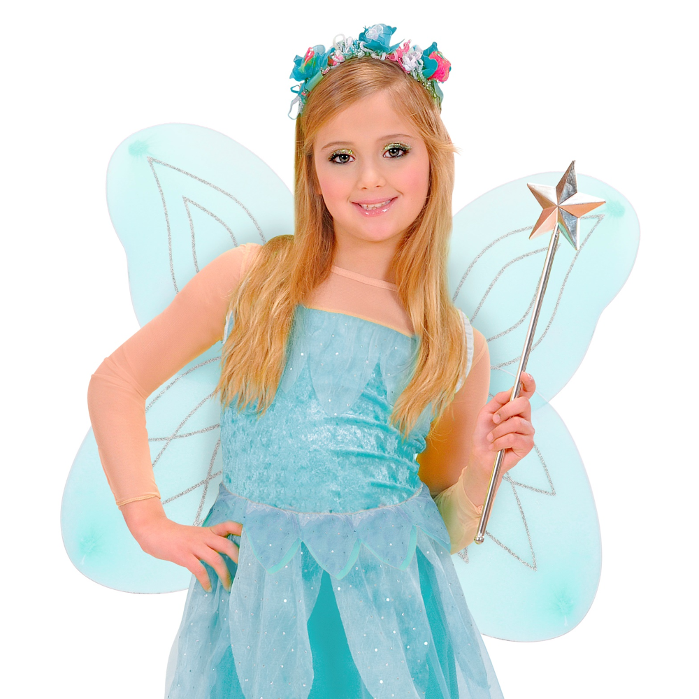 ALI FATINA GLITTER MODELLABILI ASSORTITE IN VARI COLORI PASTELLO PER VESTITO CARNEVALE BAMBINA