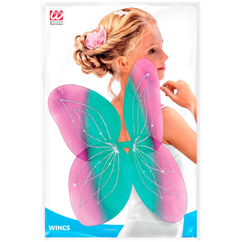 ALI FATINA GLITTER MODELLABILI ASSORTITE IN VARI COLORI PASTELLO PER VESTITO CARNEVALE BAMBINA