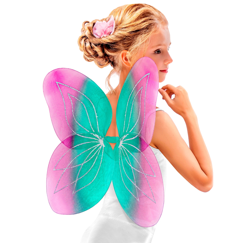 ALI FATINA GLITTER MODELLABILI ASSORTITE IN VARI COLORI PASTELLO PER VESTITO CARNEVALE BAMBINA