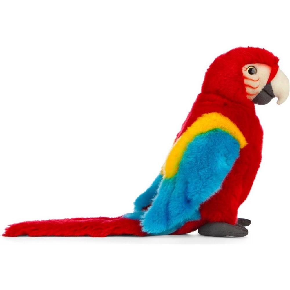 PELUCHE PAPPAGALLO TROPICALE ARA SCARLATTA CM. 25 PUPAZZO LELLY - 650006