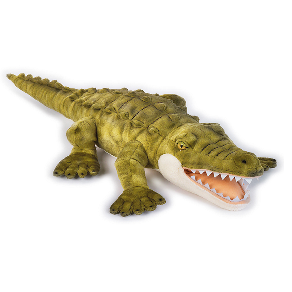PELUCHE COCCODRILLO CM. 50 RETTILE TROPICALE PUPAZZO LELLY - 650020