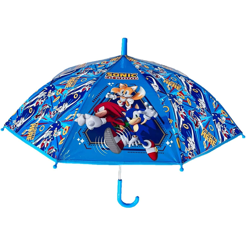 SET PIOGGIA MANTELLINA + OMBRELLO SONIC 6/7 ANNI BAMBINO - SN4389MC+SN4387MC
