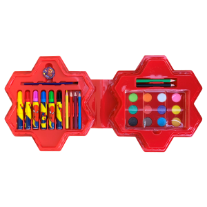 SET COLORI SPIDERMAN MARVEL 26 PEZZI CONFEZIONE SAGOMATA - SP0830
