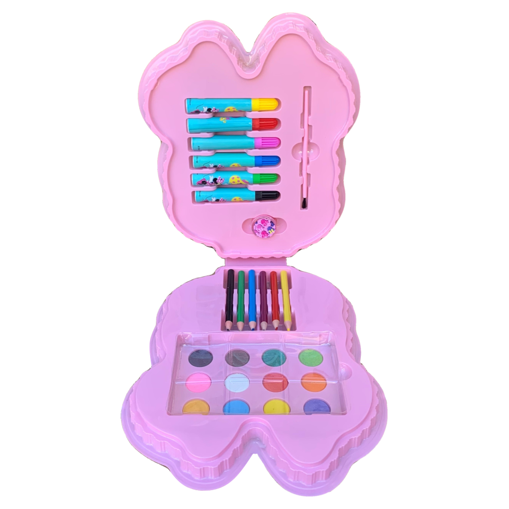 SET COLORI MINNIE MOUSE DISNEY 26 PEZZI CONFEZIONE SAGOMATA - MIN0830