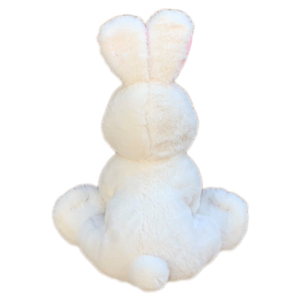 PELUCHE LEPROTTO BIANCO GRS CM. 30 PLASTICA RECICLATA LELLY - 800232