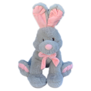 PELUCHE LEPROTTO GRIGIO GRS CM. 30 PLASTICA RECICLATA LELLY - 800232