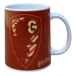 TAZZA MUG HARRY POTTER GRIFONDORO IN CERAMICA 350 ML CONFEZIONE REGALO - L05204MC