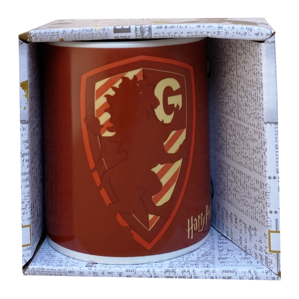 TAZZA MUG HARRY POTTER GRIFONDORO IN CERAMICA 350 ML CONFEZIONE REGALO - L05204MC