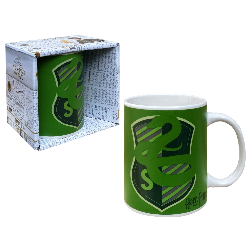 TAZZA MUG HARRY POTTER SERPEVERDE IN CERAMICA 350 ML CONFEZIONE REGALO - L05205MC