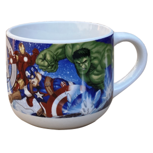 TAZZA LARGA JUMBO AVENGERS MARVEL IN CERAMICA 380 ML CONFEZIONE REGALO - M05550MC