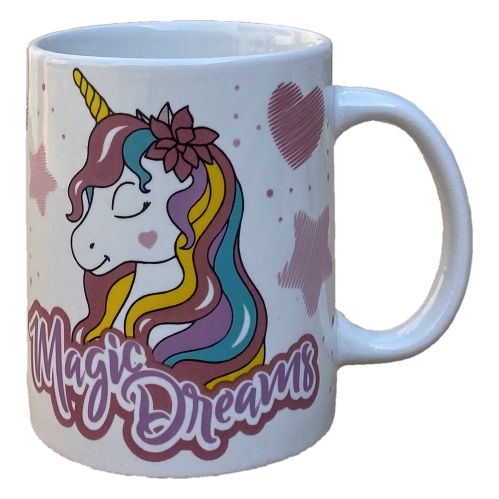 TAZZA MUG UNICORNO IN CERAMICA 350 ML CONFEZIONE REGALO - X04283MC
