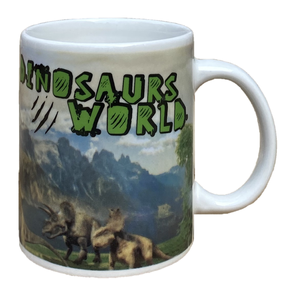 TAZZA MUG DINOSAURI IN CERAMICA 350 ML CONFEZIONE REGALO - X05571MC