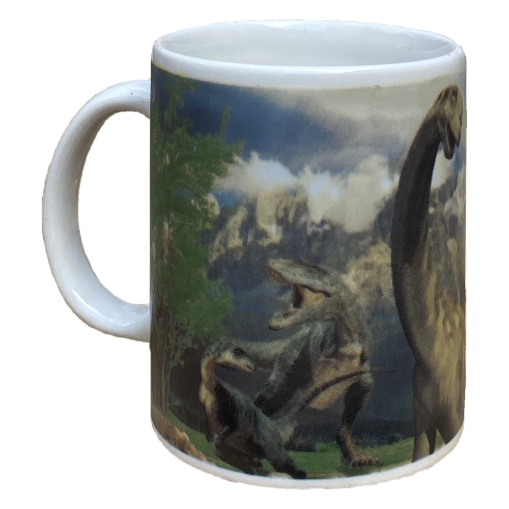 TAZZA MUG DINOSAURI IN CERAMICA 350 ML CONFEZIONE REGALO - X05571MC
