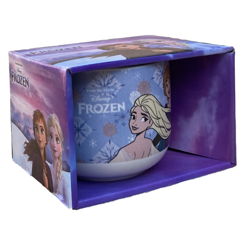 TAZZA LARGA JUMBO FROZEN II DISNEY IN CERAMICA 380 ML CONFEZIONE REGALO -  D05535MC