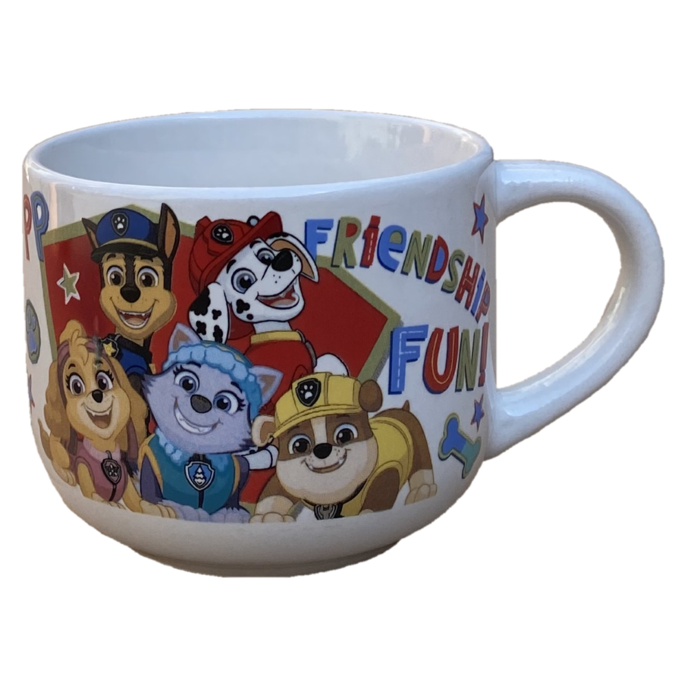 TAZZA LARGA JUMBO PAW PATROL IN CERAMICA 380 ML CONFEZIONE REGALO -  N05560MC