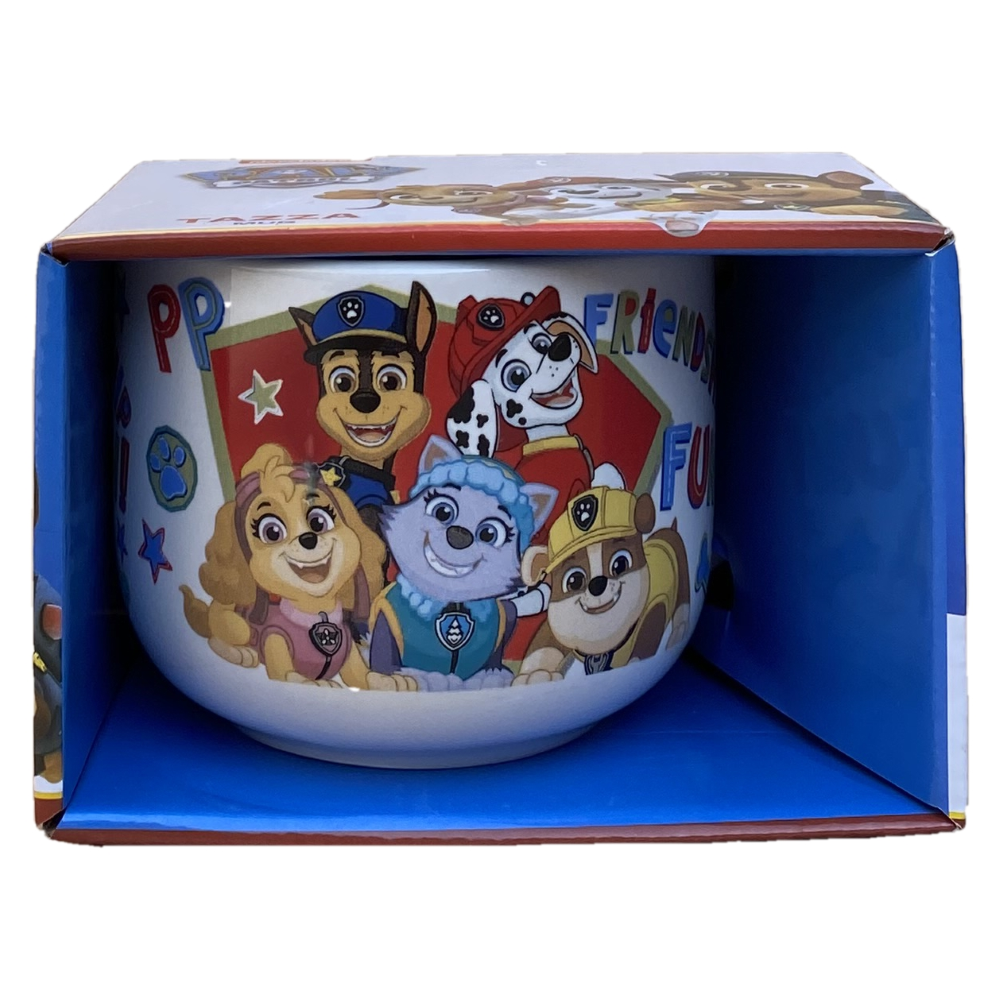 TAZZA LARGA JUMBO PAW PATROL IN CERAMICA 380 ML CONFEZIONE REGALO -  N05560MC